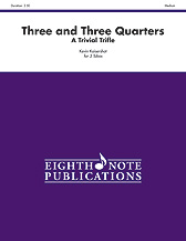 THREE AND THREE QUARTERS TUBA TRIO cover Thumbnail